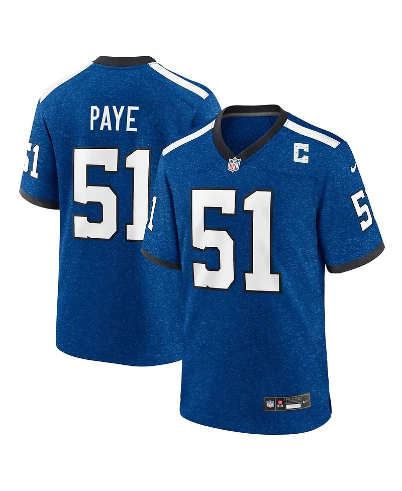 Nike Men's Kwity Paye Blue Indianapolis Colts Alternate Game Jersey