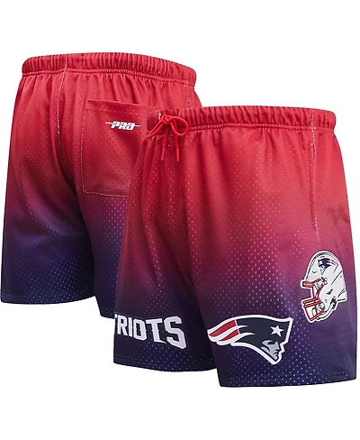 Pro Standard Men's Navy/Red New England Patriots Ombre Mesh Shorts