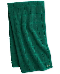 Lacoste Home Heritage Croc Scale Cotton Hand Towel, 16" x 30"