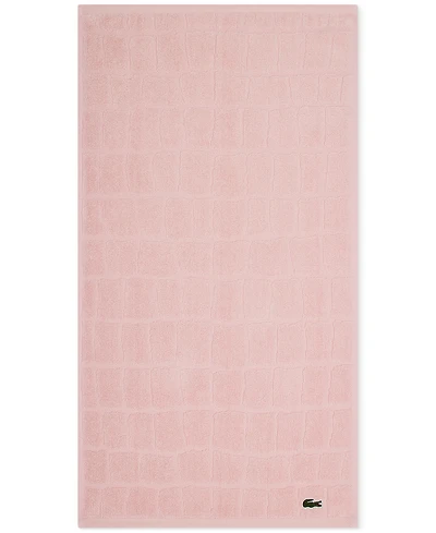 Lacoste Home Heritage Croc Scale Cotton Hand Towel, 16" x 30"