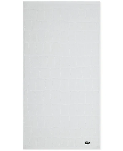 Lacoste Home Heritage Croc Scale Cotton Hand Towel, 16" x 30"