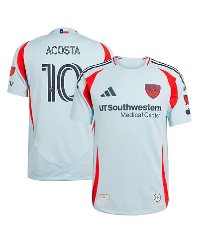 Adidas Men's Luciano Acosta Light Blue Fc Dallas 2025 The Inferno Kit Authentic Player Jersey