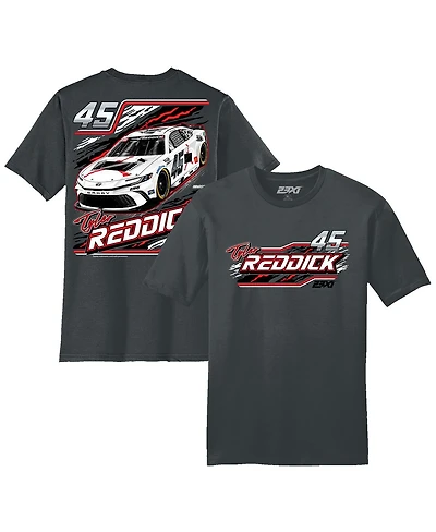 23xi Racing Big Boys and Girls Charcoal Tyler Reddick Jordan Car T-Shirt