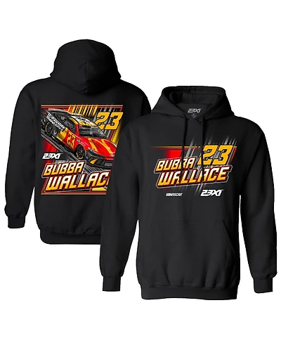 23xi Racing Men's Black Bubba Wallace McDonald's Car Pullover Hoodie