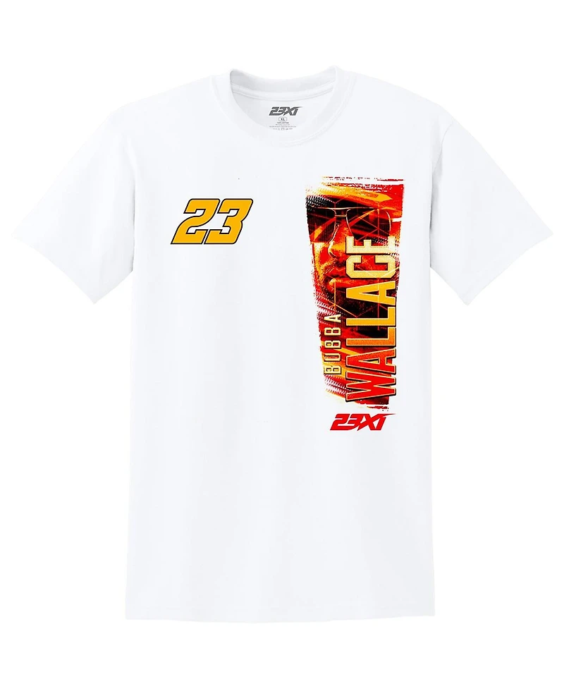 23xi Racing Men's White Bubba Wallace McDonald's Car T-Shirt