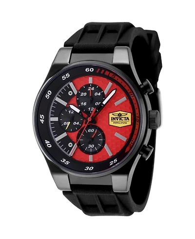 Invicta Men's 48877 Invicta Racing Quartz Chronograph Red Dial Watch