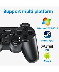 Nbcp Wireless Pc Gaming Controller with Dual Vibration – 2.4G Steam Gamepad for Windows & Steam, High-Performance Joystick
