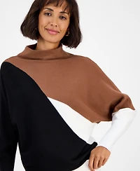 T Tahari Women's Funnel-Neck Dolman-Sleeve Sweater