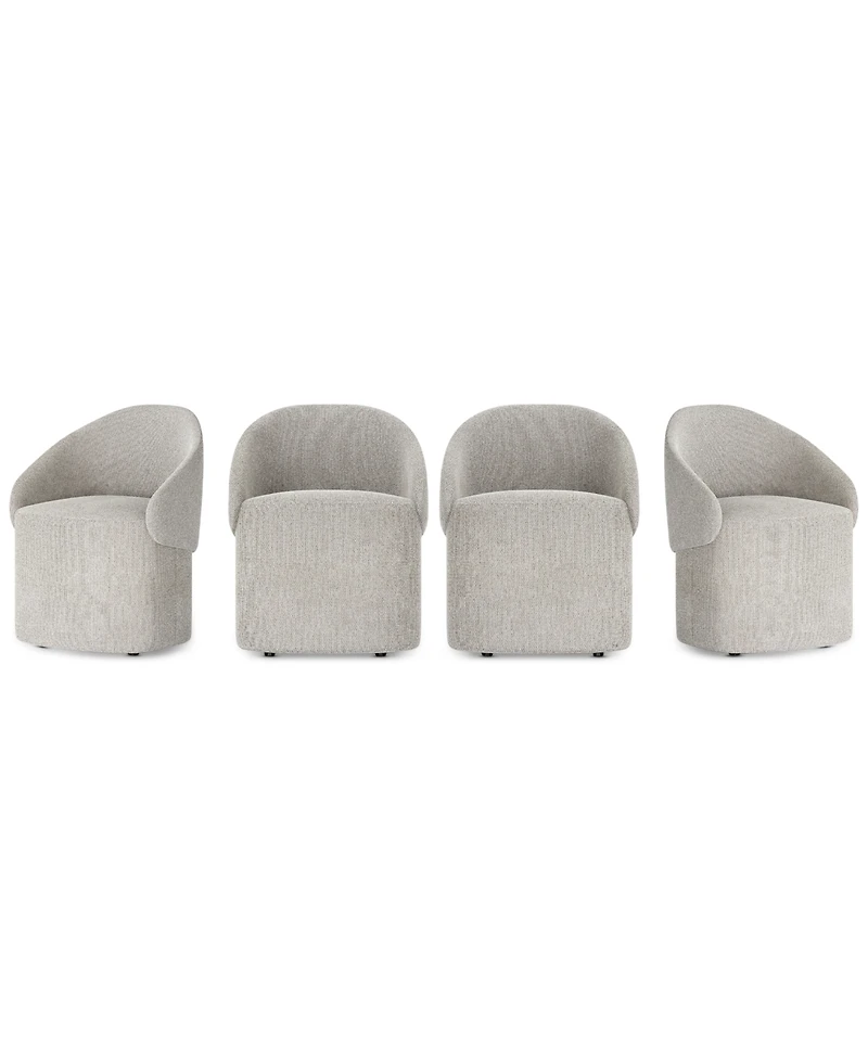 Tempo 4-Pc. Caster Chair Set