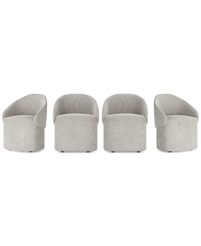 Tempo 4-Pc. Caster Chair Set