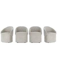 Tempo 4-Pc. Caster Chair Set