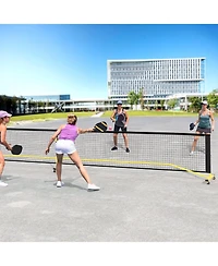 Costway Portable Pickleball Net 22 Ft Regulation Size Pickle Ball Net System for Outdoor