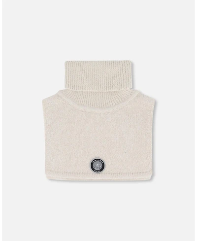 Deux par Deux Baby Unisex Turtleneck Neckwarmer Off-White - Baby
