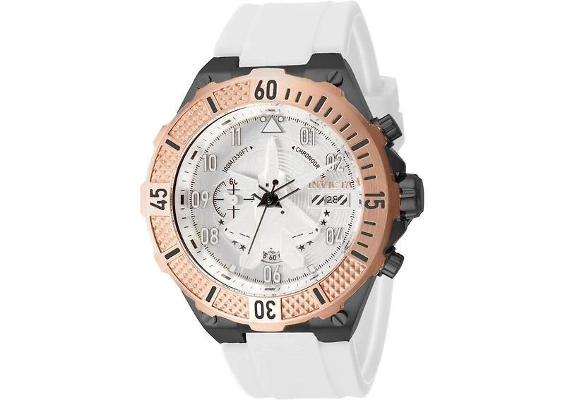 Invicta Men's 39894 Aviator Quartz Multifunction Silver Dial Watch