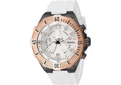 Invicta Men's 39894 Aviator Quartz Multifunction Silver Dial Watch