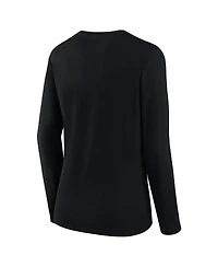Fanatics Women's Black Atlanta Falcons Cheerleader Long Sleeve T-Shirt