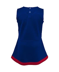 Outerstuff Baby Boys and Girls Royal New York Giants Cheer Captain Jumper Dress