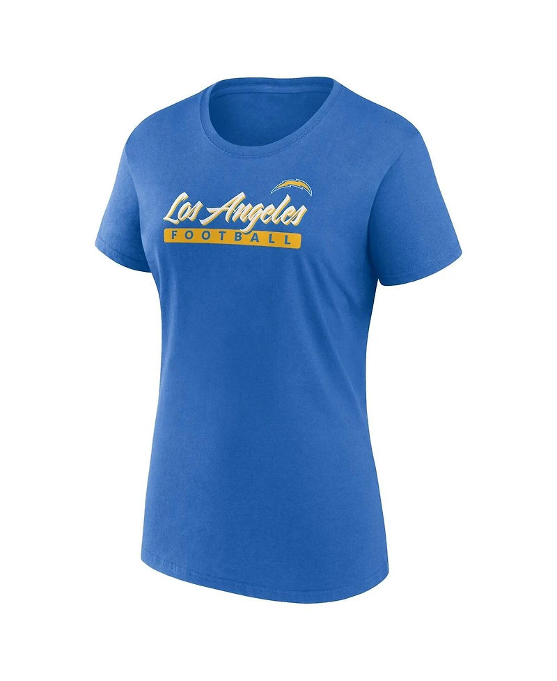 Fanatics Women's 2-Pack Los Angeles Chargers Risk T-Shirt Combo