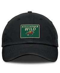 Fanatics Men's Black Minnesota Wild Authentic Pro Prime Adjustable Hat