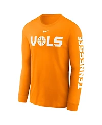 Nike Men's Tennessee Orange Volunteers Basketball Icon Two-Hit Long Sleeve T-Shirt