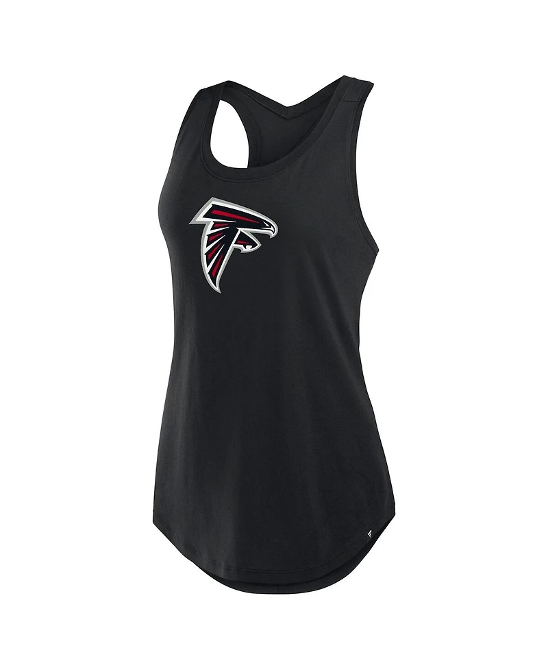 Fanatics Women's Black Atlanta Falcons Iron Fan Tank Top