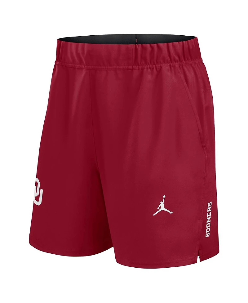 Jordan Men's Crimson Oklahoma Sooners Primetime Woven Victory Performance Shorts