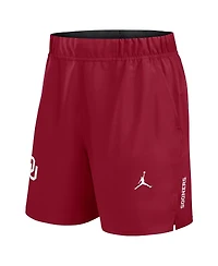 Jordan Men's Crimson Oklahoma Sooners Primetime Woven Victory Performance Shorts