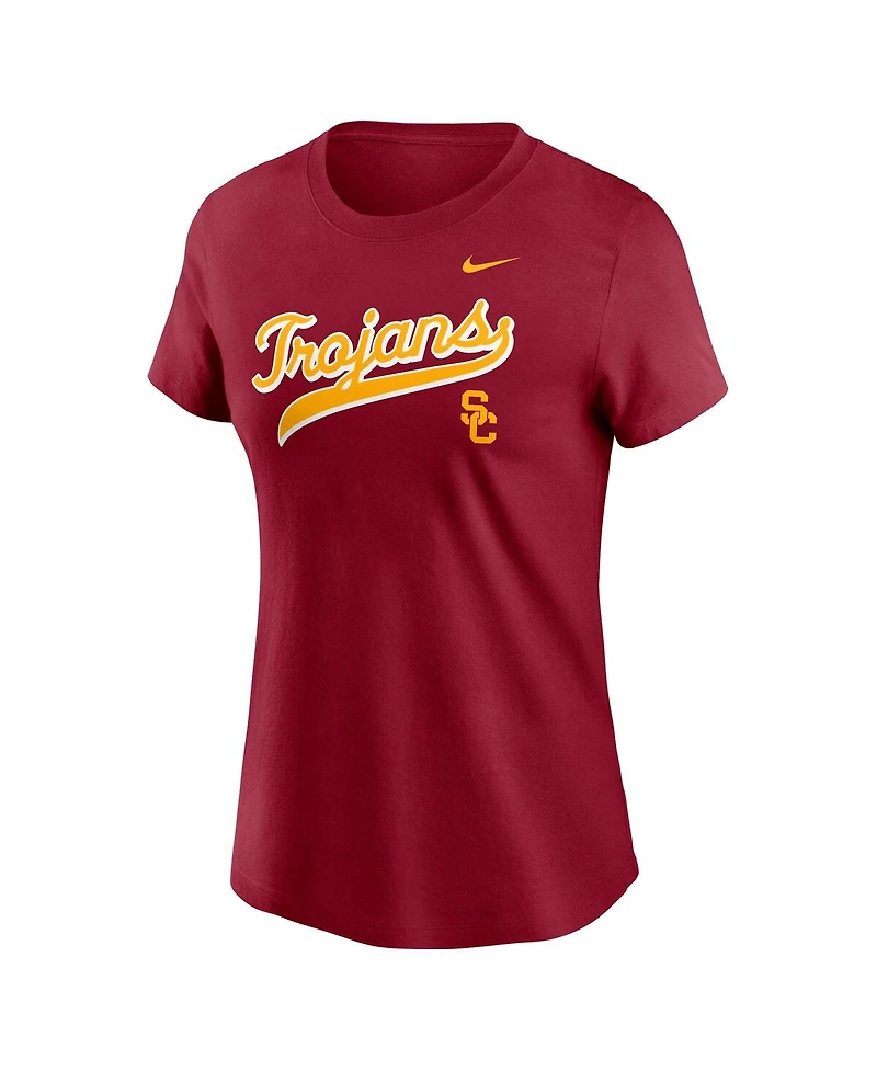 Nike Women's Cardinal Usc Trojans Local Script T-Shirt