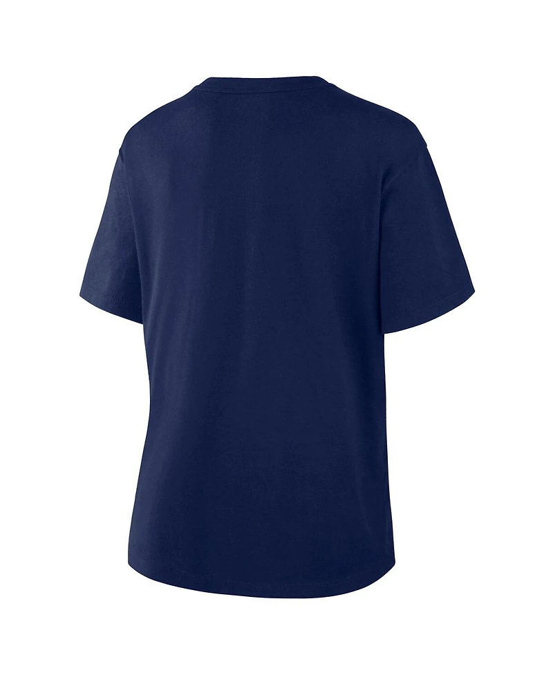 Fanatics Women's Navy Dallas Cowboys Line Em Up T-Shirt