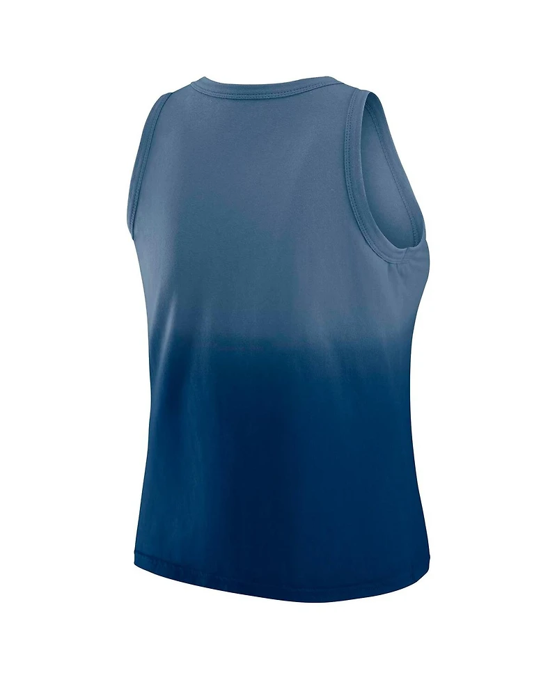 Wear by Erin Andrews x Gracie Women's Hunt Heather Navy Indianapolis Colts Ombre Tank Top