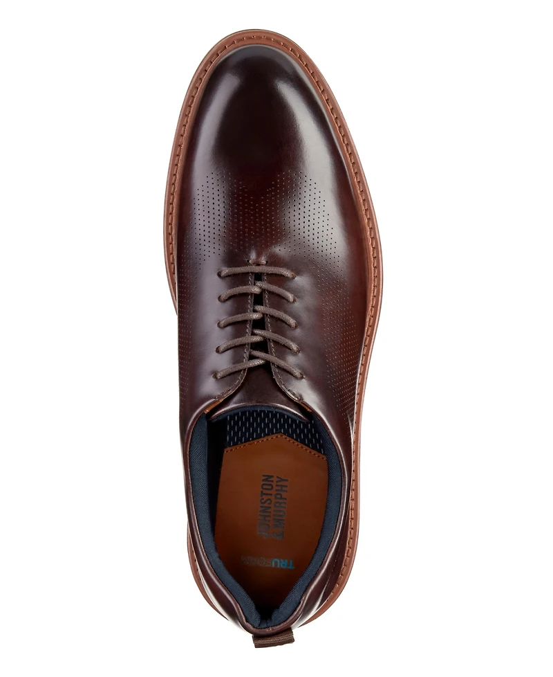 Johnston & Murphy Men's Upton Perfed Plain Toe Shoe