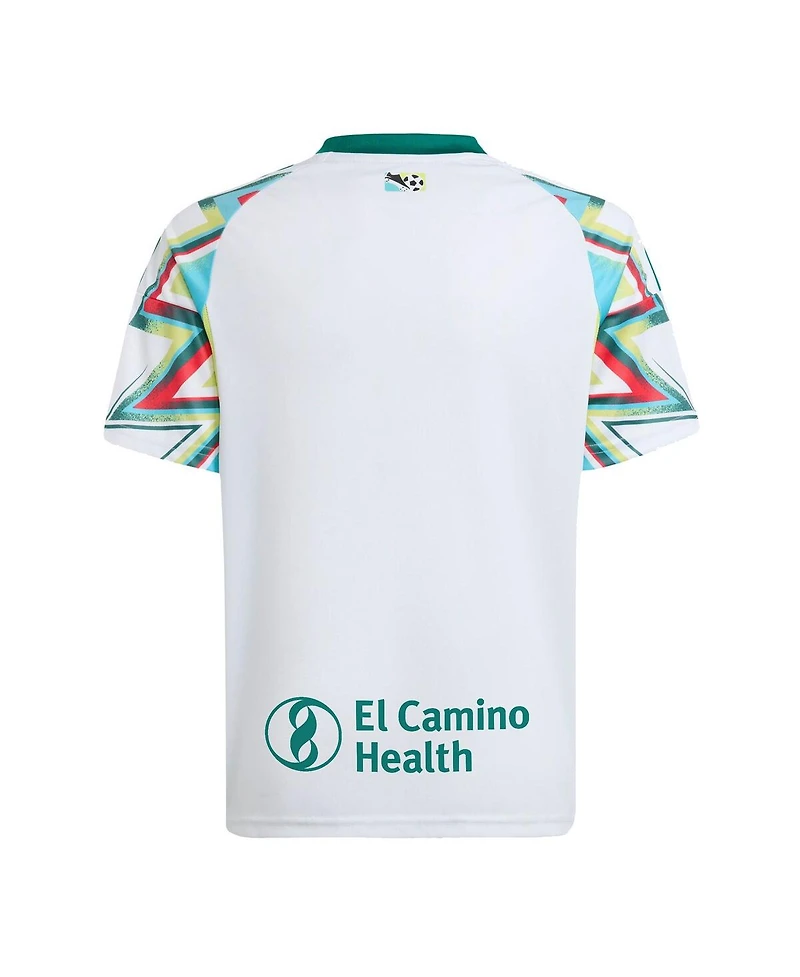 Adidas Big Boys and Girls White San Jose Earthquakes 2025 Third Replica Jersey