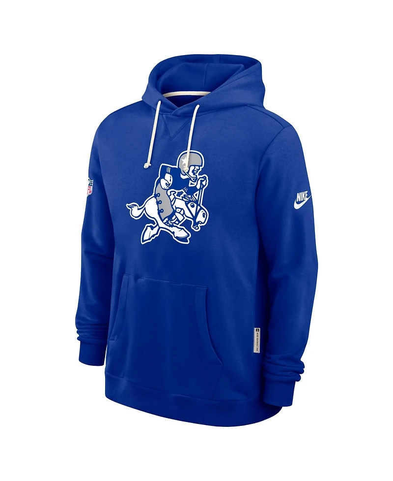 Nike Men's Royal Dallas Cowboys Sideline Offensive Set Play Performance Pullover Hoodie
