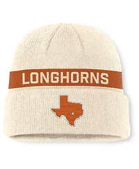 Nike Men's Natural Texas Longhorns Peak Primetime Utility Cuffed Knit Hat