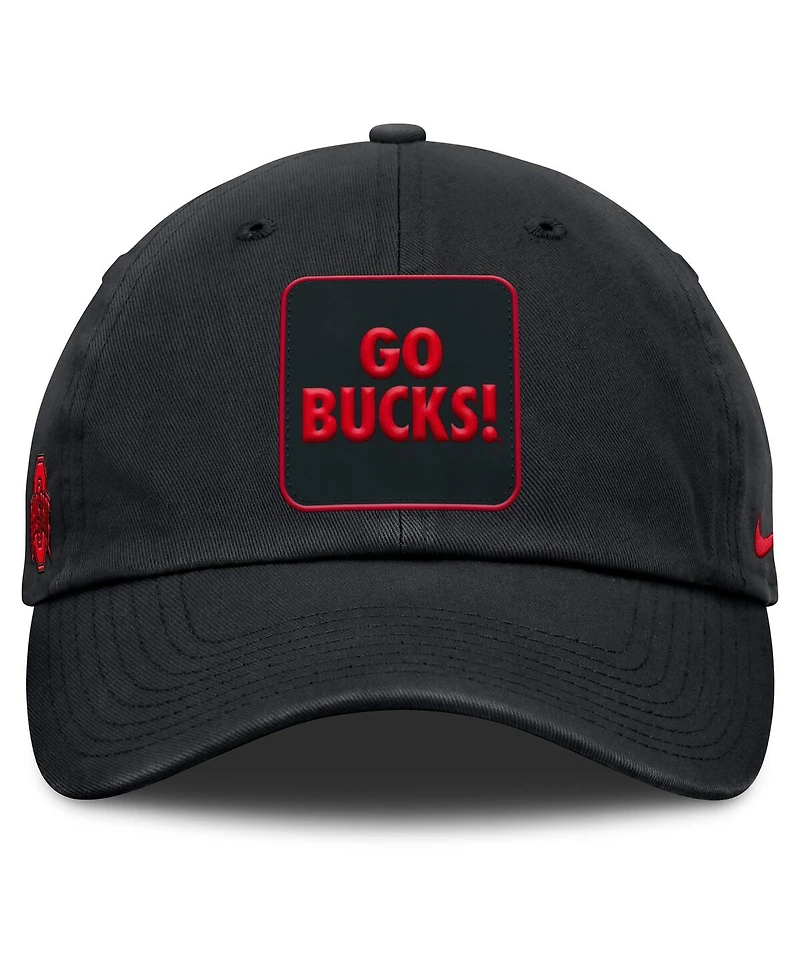 Nike Men's Black Ohio State Buckeyes Local Club Adjustable Hat
