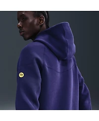 Nike Men's Purple Barcelona Tech Fleece Full-Zip Hoodie Jacket