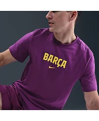 Nike Men's Purple Barcelona Wordmark T-Shirt