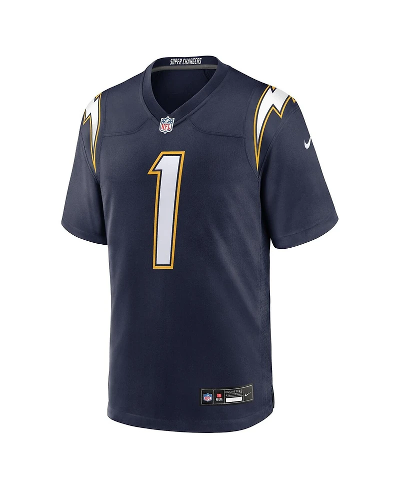 Nike Men's Quentin Johnston Navy Los Angeles Chargers Alternate Super Game Player Jersey