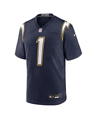 Nike Men's Quentin Johnston Navy Los Angeles Chargers Alternate Super Game Player Jersey