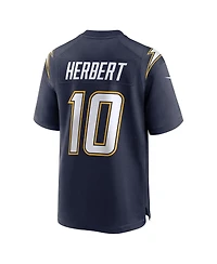 Nike Men's Justin Herbert Navy Los Angeles Chargers Alternate Super Game Player Jersey