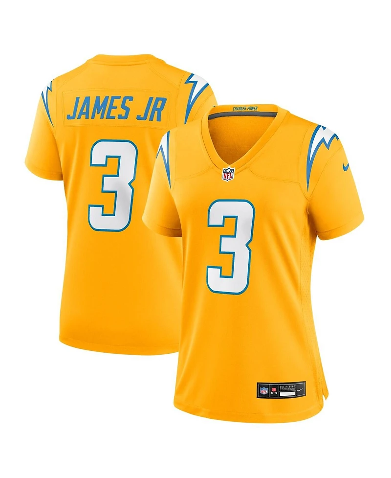 Nike Women's Derwin James Jr. Gold Los Angeles Chargers Alternate Charger Power Game Jersey