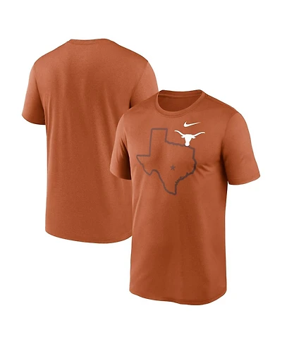 Nike Men's Texas Orange Longhorns Campus Shadow Legend Performance T-Shirt