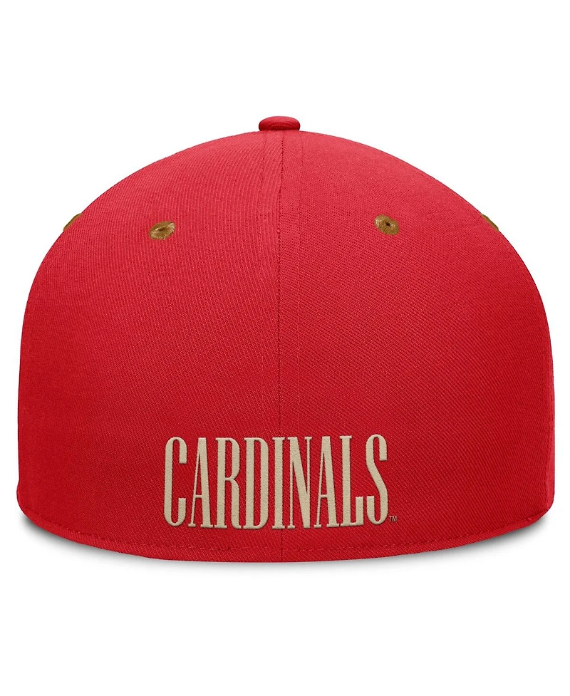 Fanatics Men's Red/Brown Louisville Cardinals NoBo Fitted Hat