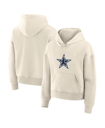 Fanatics Women's Cream Dallas Cowboys Dove Legacy Pullover Hoodie