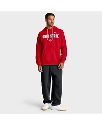 Nike Men's Scarlet Ohio State Buckeyes 2025 Sideline Performance Pullover Hoodie