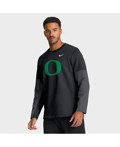 Nike Men's Oregon Ducks 2025 Sideline Coach Performance Long Sleeve T-Shirt