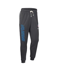 Nike Men's Anthracite Los Angeles Chargers Sideline Ground Game Performance Taper Pants