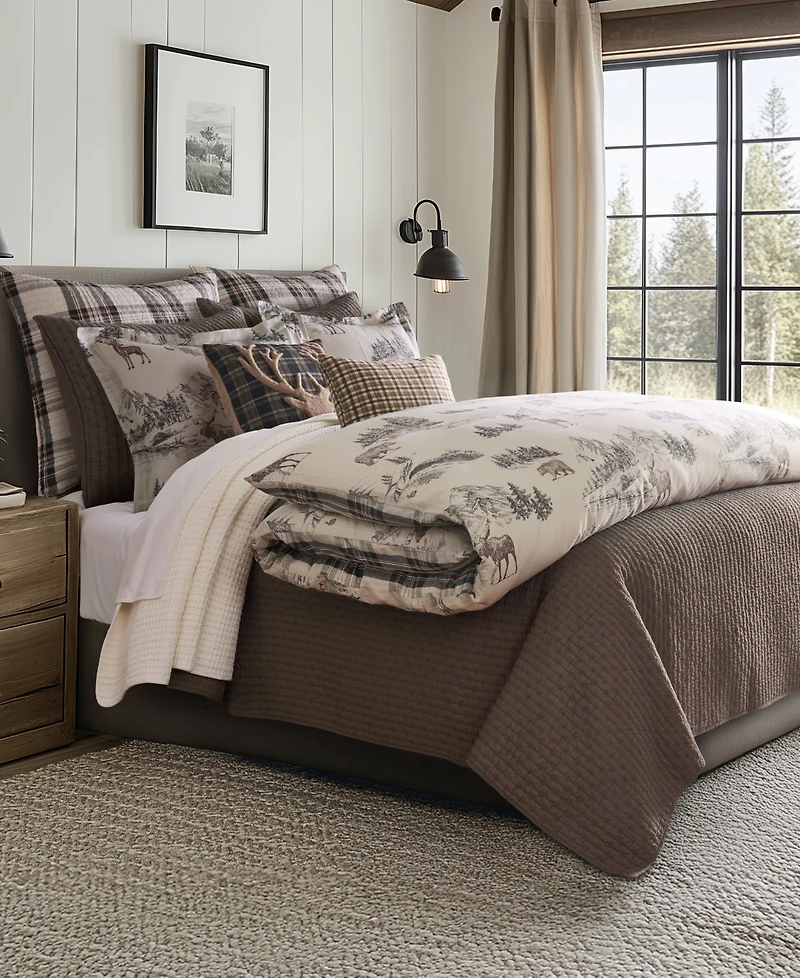 Levtex Home Lodge Toile Reversible -Pc. Comforter Set