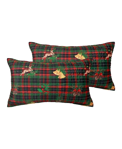 Levtex Home Merry Tartan 2-Pc. Sham Set