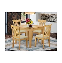 East West Furniture Dining Room Set Oak